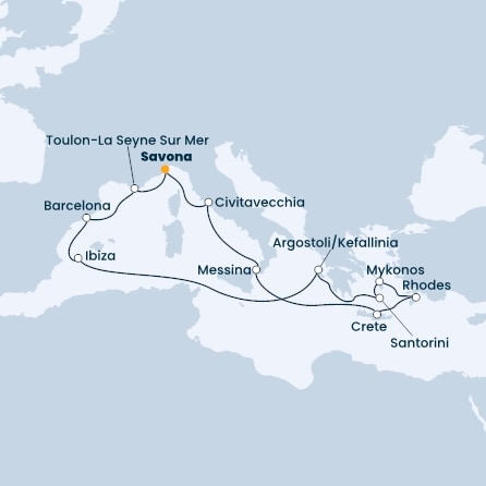 Italy, Greece, Balearic Islands, Spain