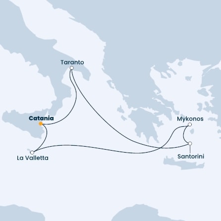 Italy, Greece, Malta