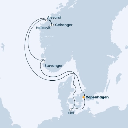 Denmark, Norway, Germany