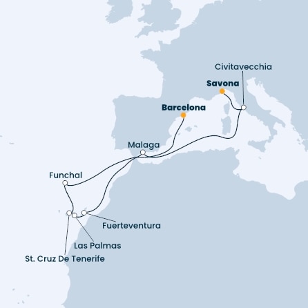 Italy, Spain, Canary Islands, Madeira 