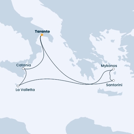 Italy, Malta, Greece