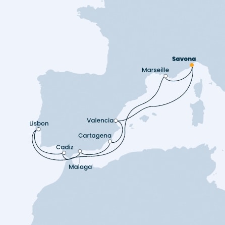 Italy, France, Spain, Portugal