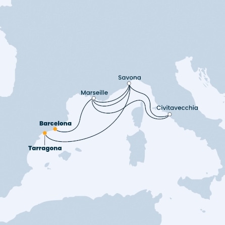 Spain, France, Italy