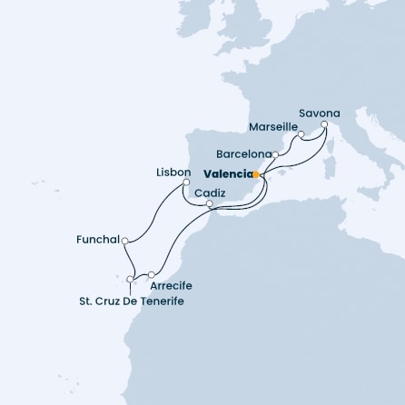 Spain, Canary Islands, Madeira , Portugal, France, Italy