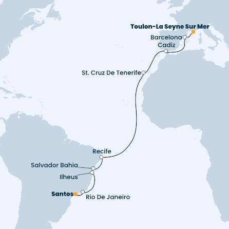 Spain, Canary Islands, Brazil