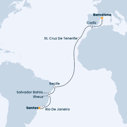 Spain, Canary Islands, Brazil
