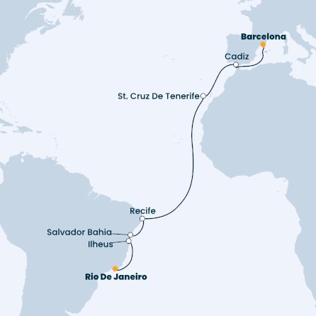 Spain, Canary Islands, Brazil