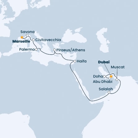 France, Italy, Greece, Oman, United Arab Emirates