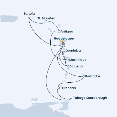 Antilles, Virgin Islands, Trinidad and Tobago, Dominica