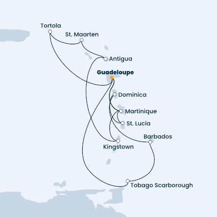 Antilles, Trinidad and Tobago, Dominica, Virgin Islands