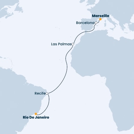 Brazil, Canary Islands, Spain, France