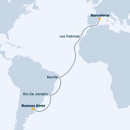 Argentina, Brazil, Canary Islands, Spain