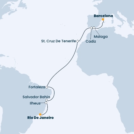 Brazil, Canary Islands, Spain