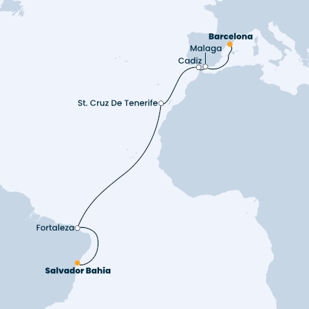 Brazil, Canary Islands, Spain