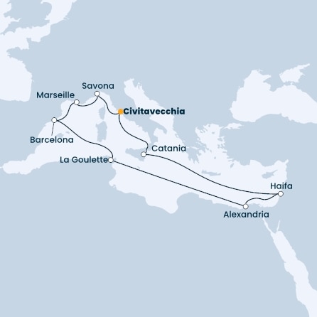 Italy, Egypt, Spain, France