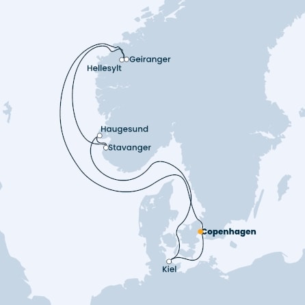 Denmark, Norway, Germany