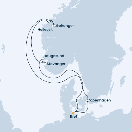 Germany, Denmark, Norway
