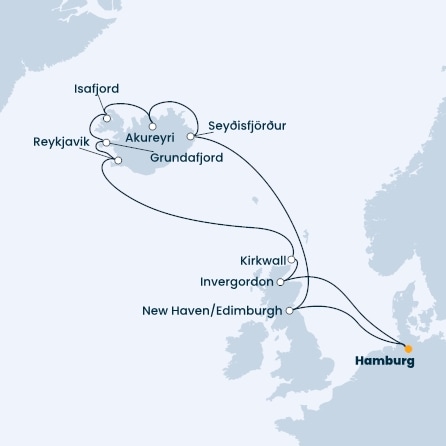 Germany, Iceland, Scotland