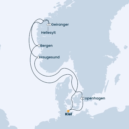 Germany, Denmark, Norway