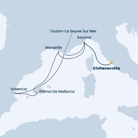 Italy, France, Balearic Islands, Spain