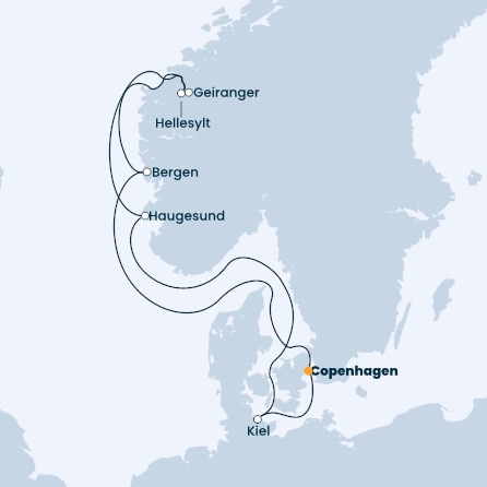 Denmark, Norway, Germany