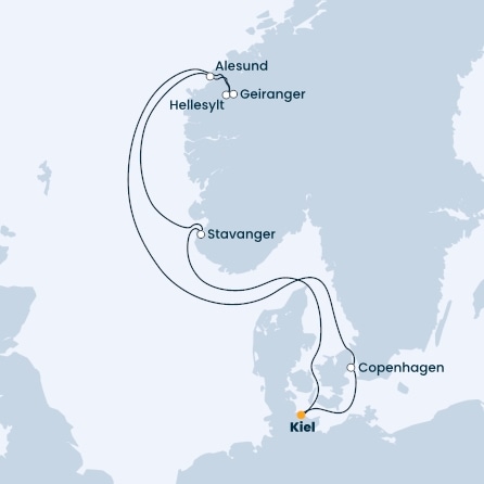 Germany, Denmark, Norway