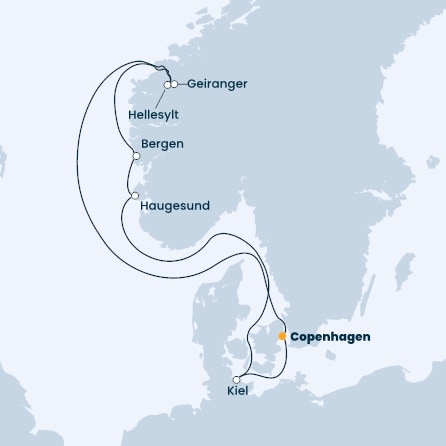 Denmark, Norway, Germany