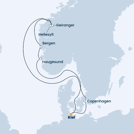 Germany, Denmark, Norway