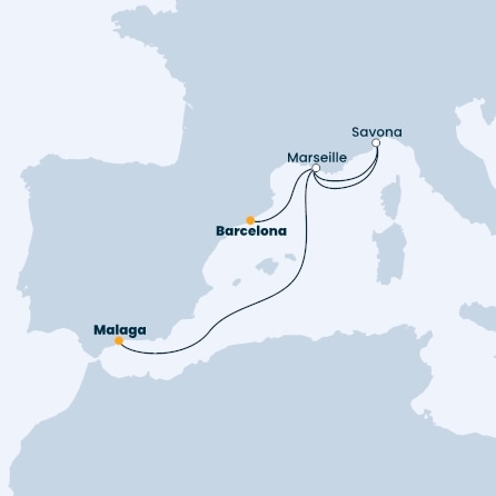 Spain, France, Italy