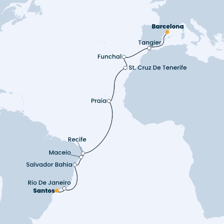 Spain, Morocco, Madeira , Canary Islands, Brazil
