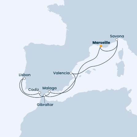 France, Gibraltar, Portugal, Spain, Italy