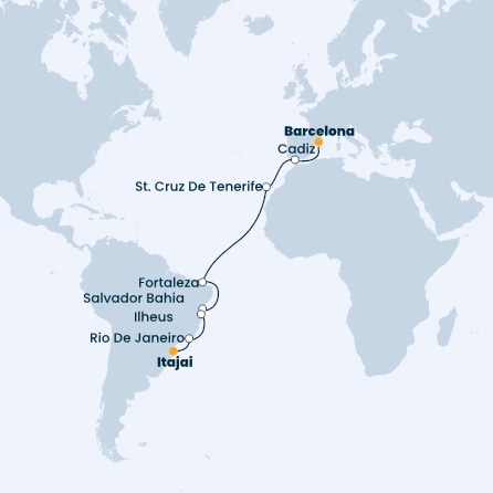 Spain, Canary Islands, Brazil