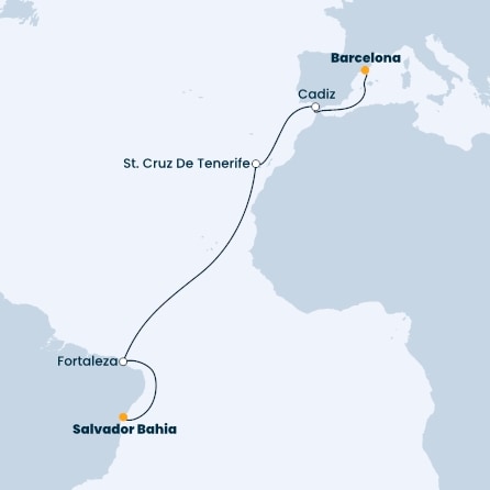Spain, Canary Islands, Brazil