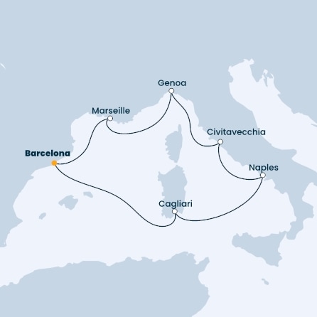 Spain, Italy, France