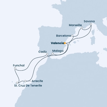 Spain, Canary Islands, Madeira , France, Italy