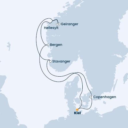 Germany, Denmark, Norway
