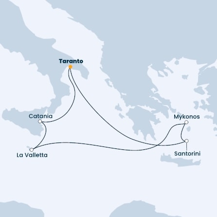 Greece, Malta, Italy